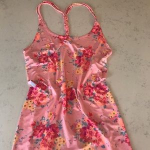 Gianni Bini L Pink Floral Swim Cover-up